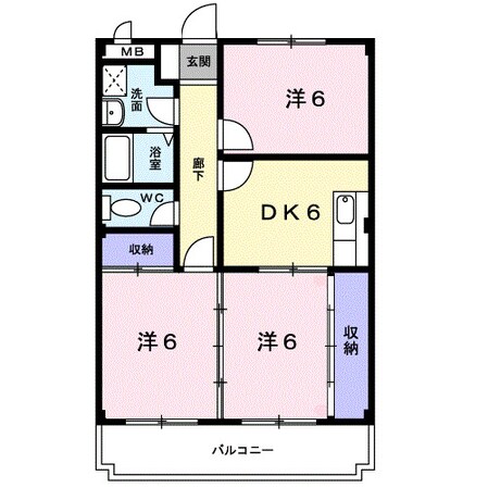 和歌山駅 徒歩10分 4階の物件間取画像